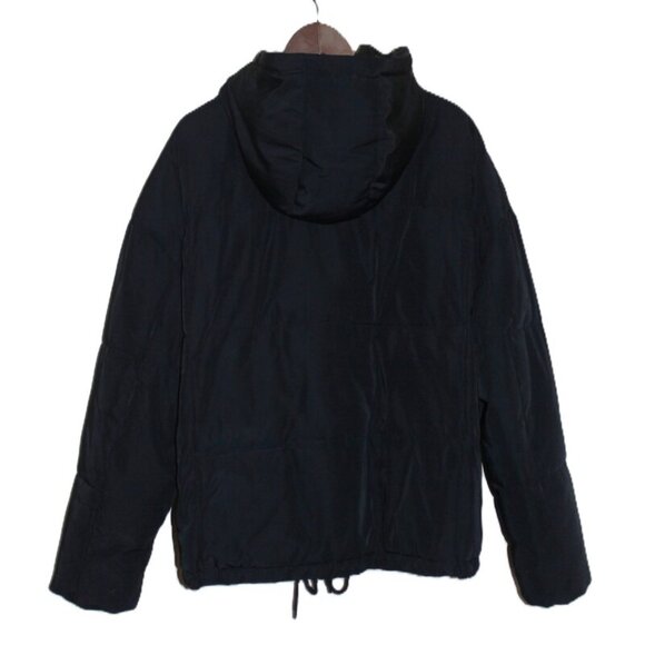 ASOS Relaxed-Fit Hooded & Warm Bomber Jacket in Black - Size 16/XL - Picture 5 of 12